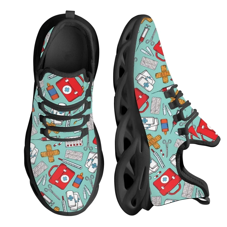 Custom Made Red Medical Box De - Knit Fabric Lace Up Sneakers recension och pris