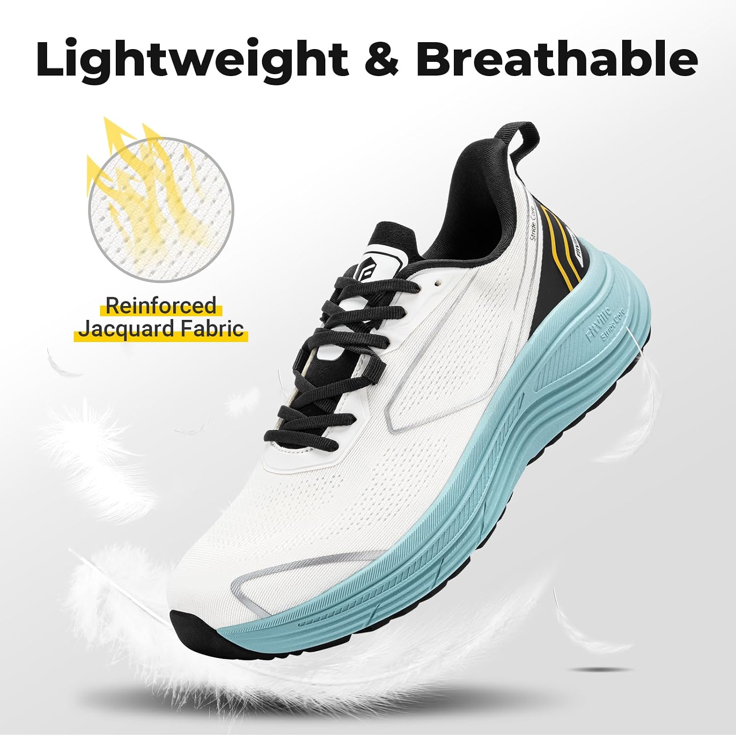 FitVille Men's Wide Fit Road R - Lightweight Road Running Shoes recension och pris