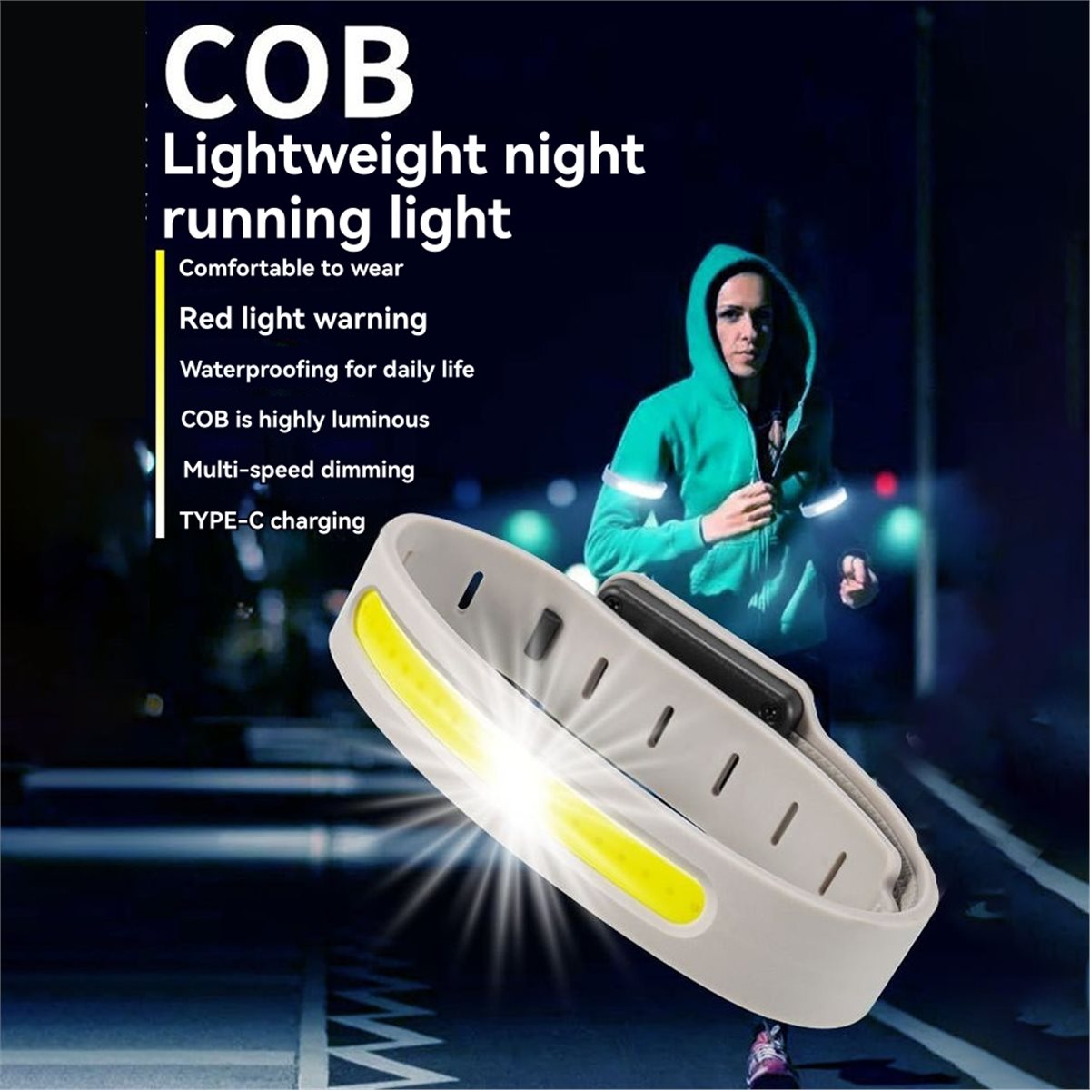AD45 2PCS Armband Running Ligh - Reflective Night Running Shoes recension och pris