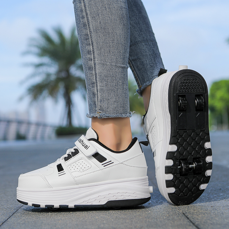 Kids 4‑Wheel Retractable Rolle - Running Shoes recension och pris
