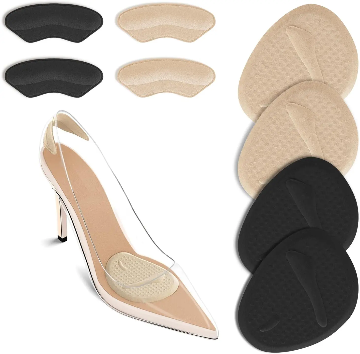 2 Sets Heel Pads, Ball of Foot - Women'S Shoes recension och pris