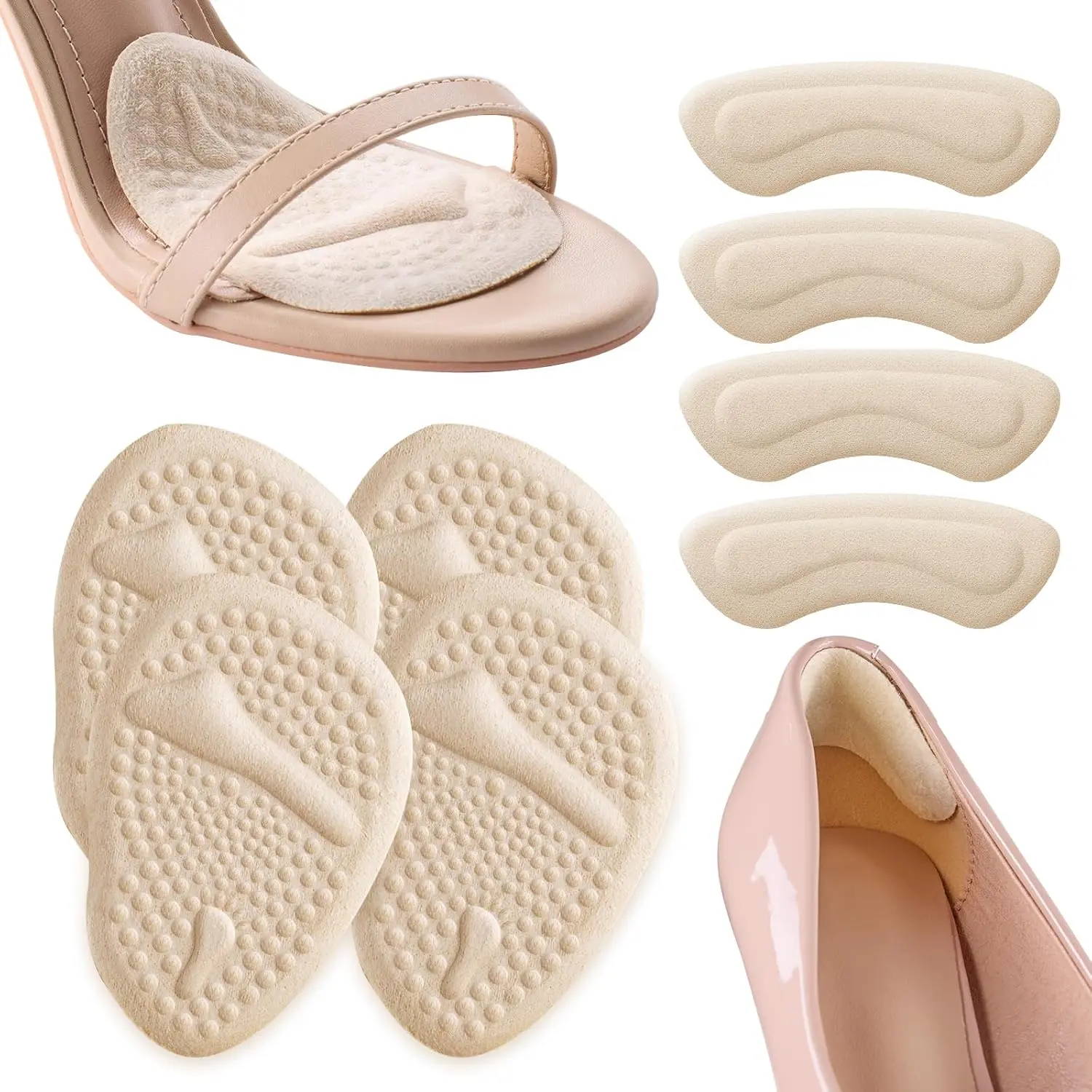 2 Sets Heel Pads, Ball of Foot - Women'S Shoes recension och pris