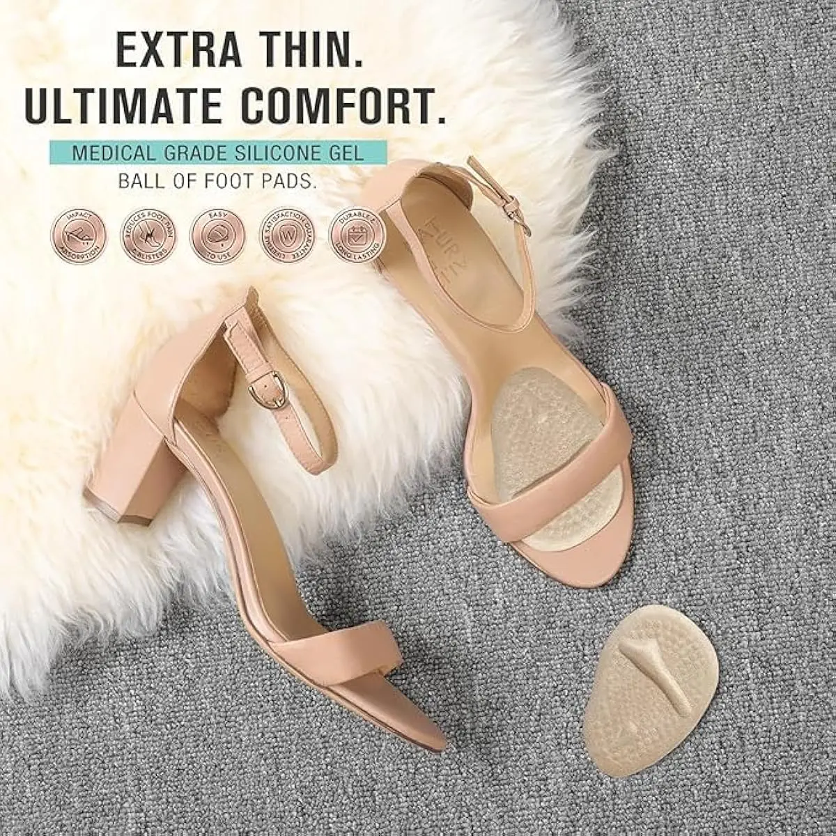 2 Sets Heel Pads, Ball of Foot - Women'S Shoes recension och pris