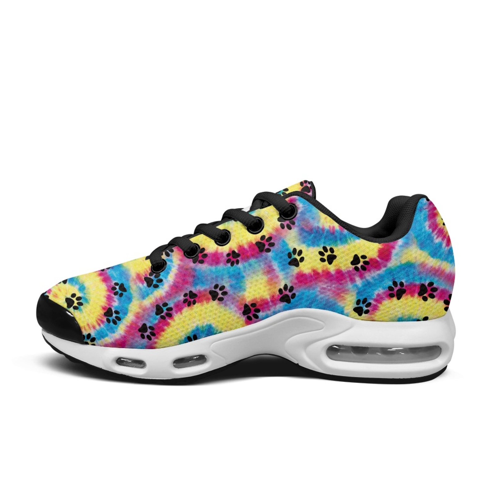 PENSTROLL Tie Dye Paw Print Sh - Air Cushion Jogger Shoes Men recension och pris
